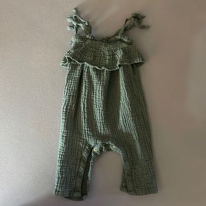 Baby girl muslin material romper